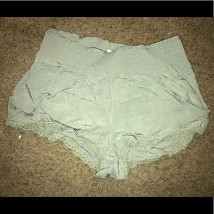 Olive Green Hollister Shorts